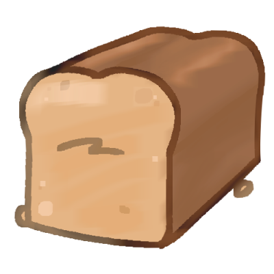 A loaf of wheat bread, one slice removed to show the cross-section.